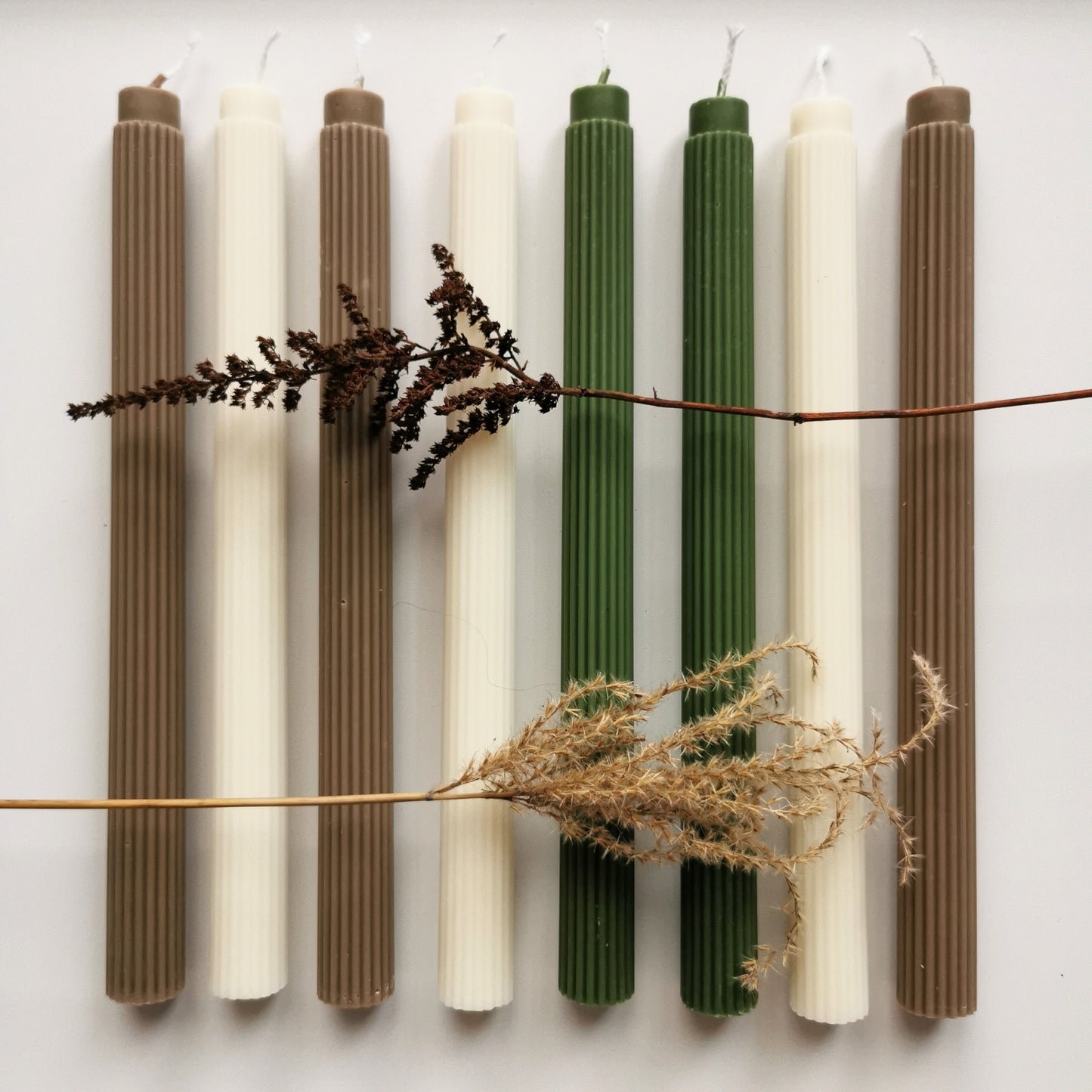 sojų vaško žvakės